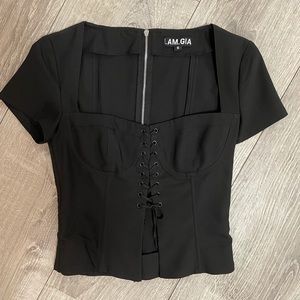 I AM GIA corset top